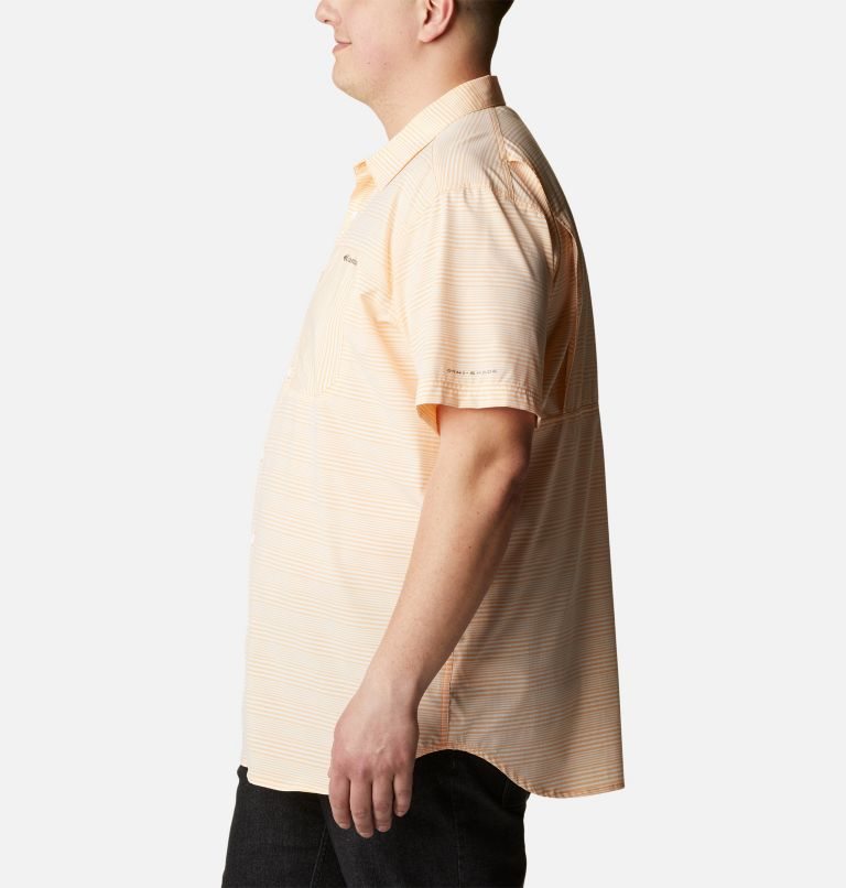 Men's Columbia Twisted Creek III Short Sleeve Shirts Stripe | Plus Size CA-OL813